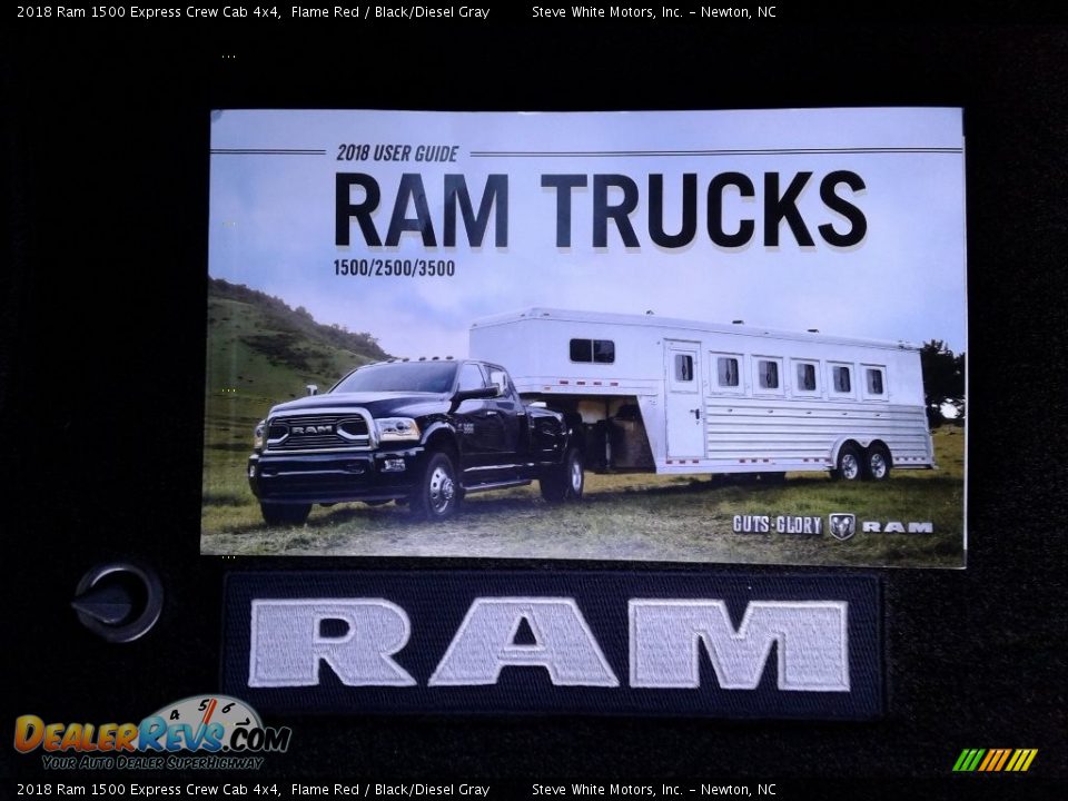 2018 Ram 1500 Express Crew Cab 4x4 Flame Red / Black/Diesel Gray Photo #28