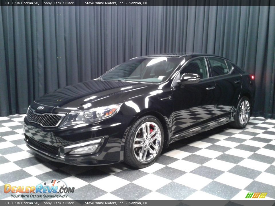 2013 Kia Optima SX Ebony Black / Black Photo #2