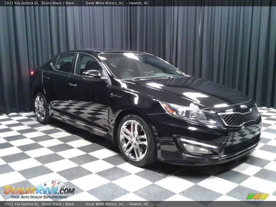 2013 Kia Optima SX Ebony Black / Black Photo #4
