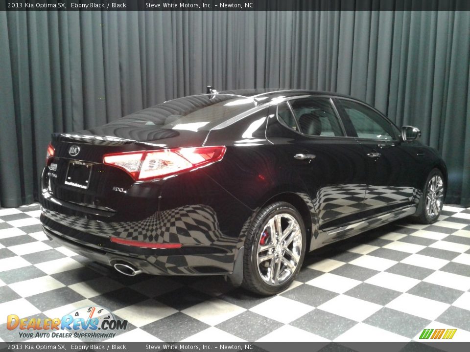2013 Kia Optima SX Ebony Black / Black Photo #6