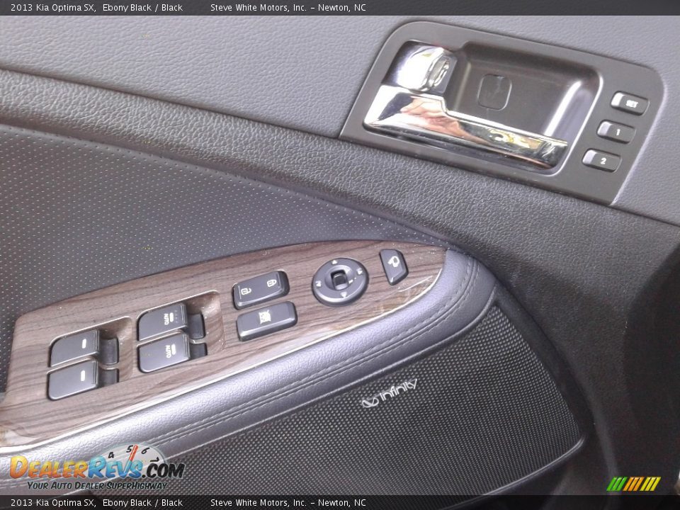 2013 Kia Optima SX Ebony Black / Black Photo #9