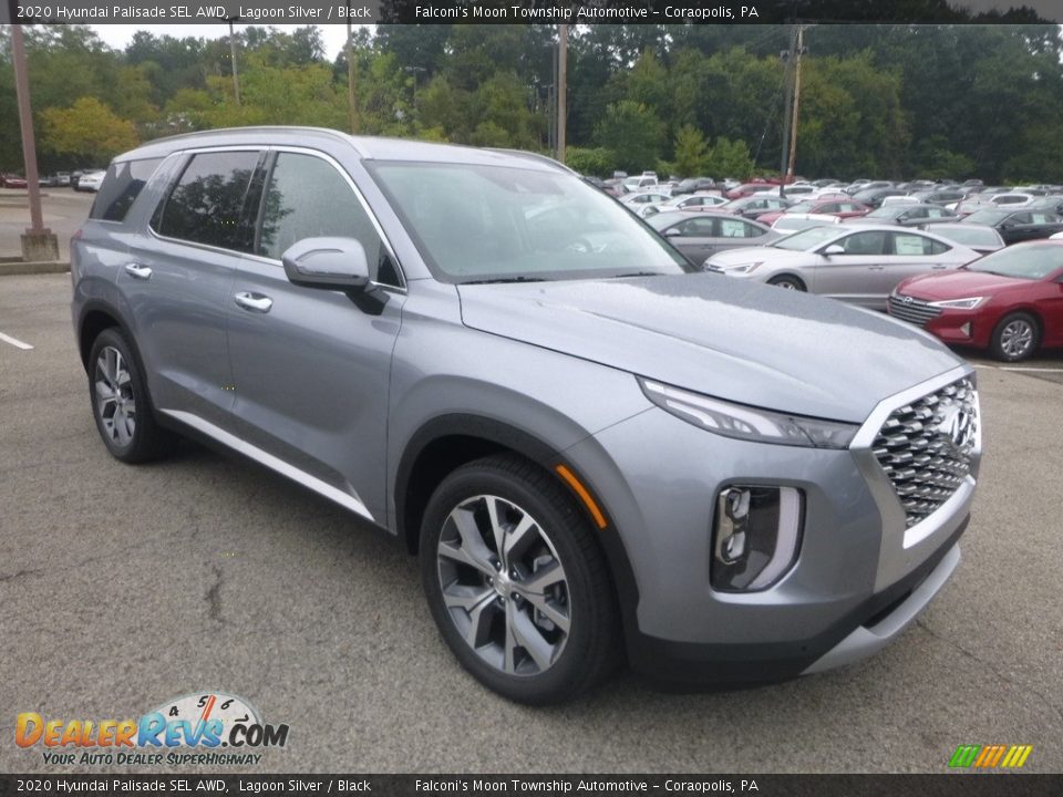 2020 Hyundai Palisade SEL AWD Lagoon Silver / Black Photo #3
