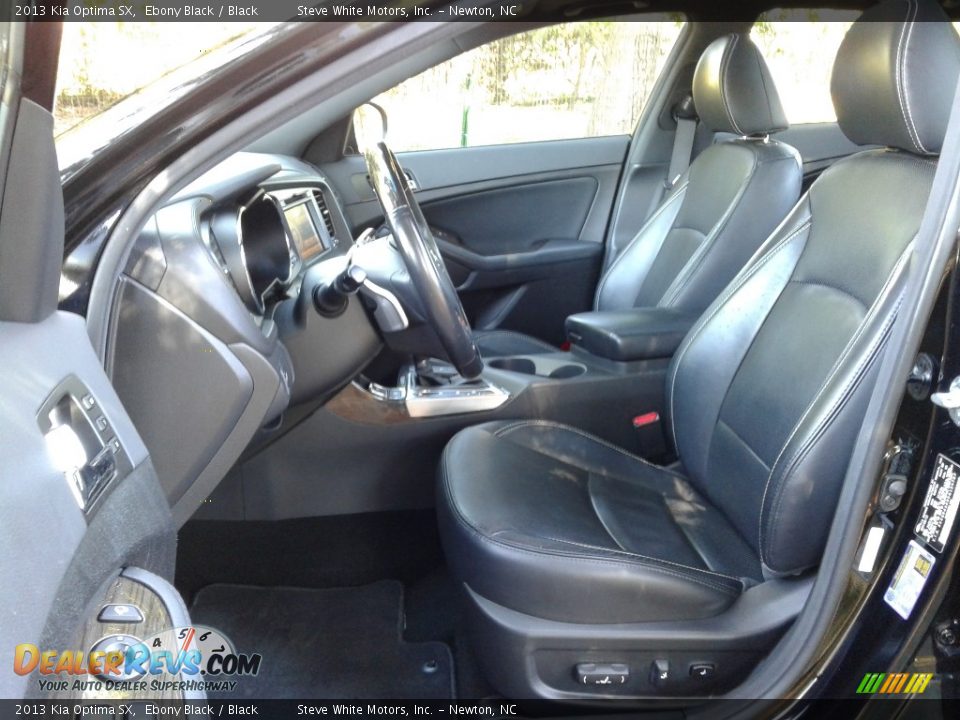 2013 Kia Optima SX Ebony Black / Black Photo #10