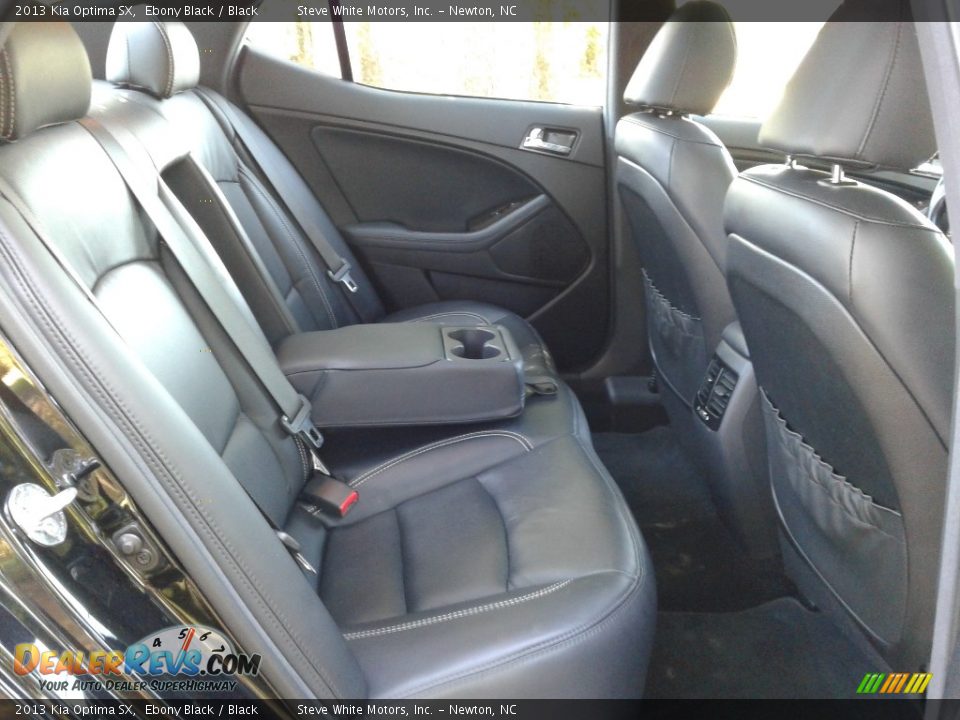 2013 Kia Optima SX Ebony Black / Black Photo #14