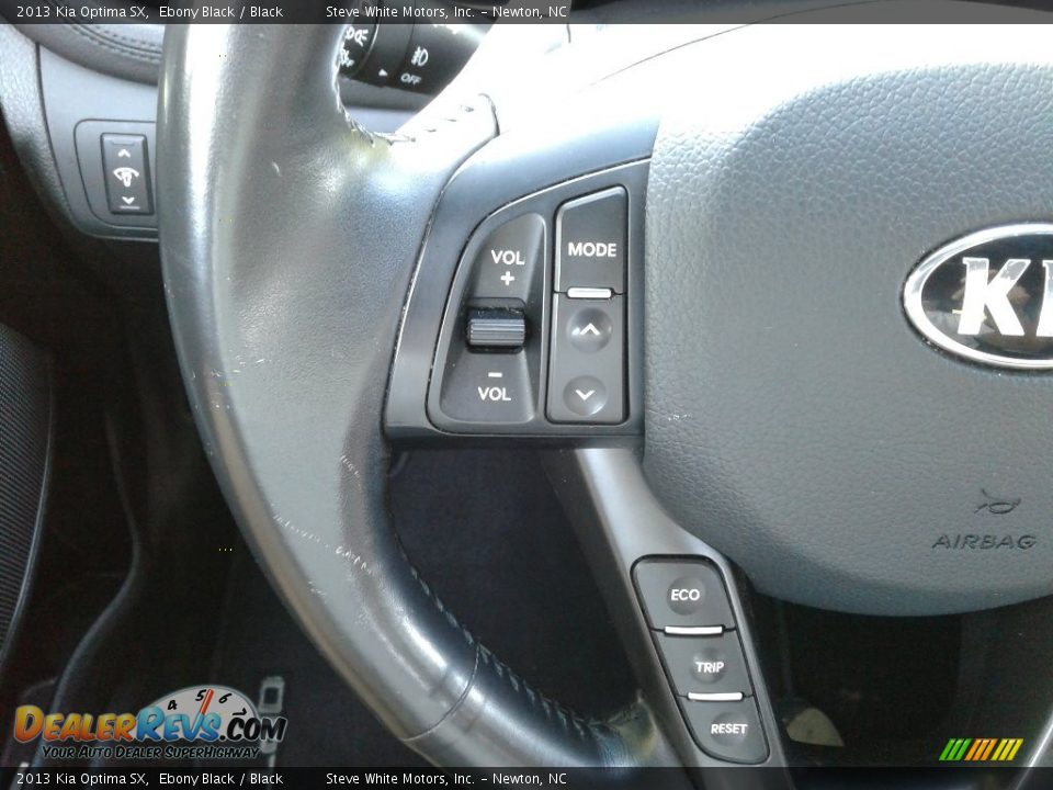 2013 Kia Optima SX Ebony Black / Black Photo #16