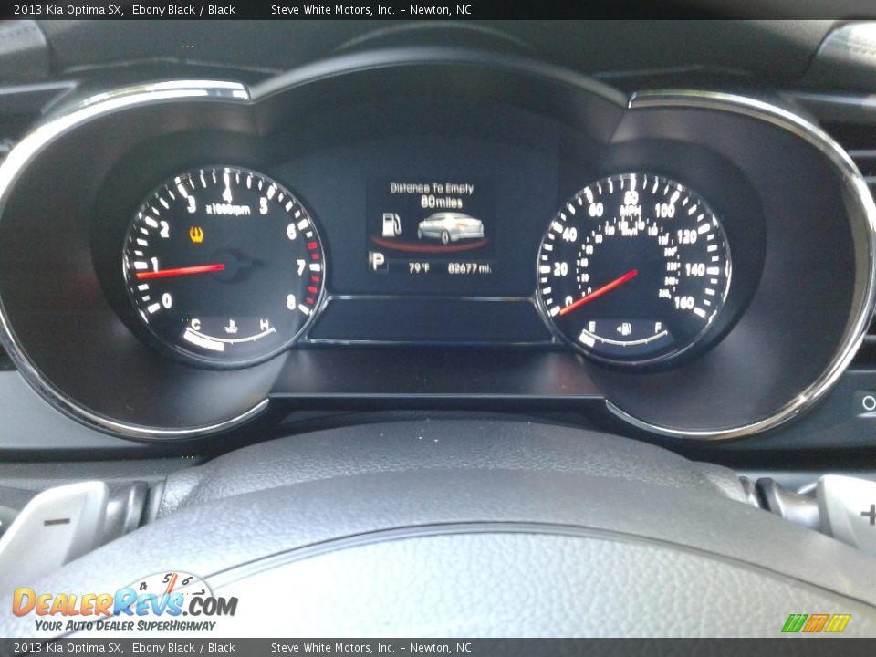 2013 Kia Optima SX Ebony Black / Black Photo #18