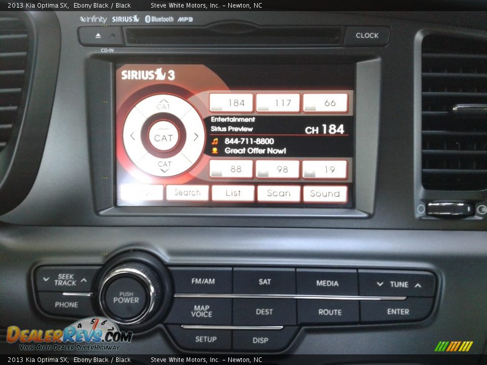 2013 Kia Optima SX Ebony Black / Black Photo #20