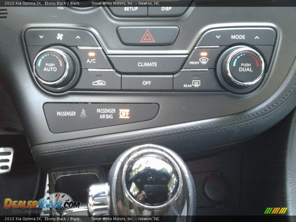 2013 Kia Optima SX Ebony Black / Black Photo #23