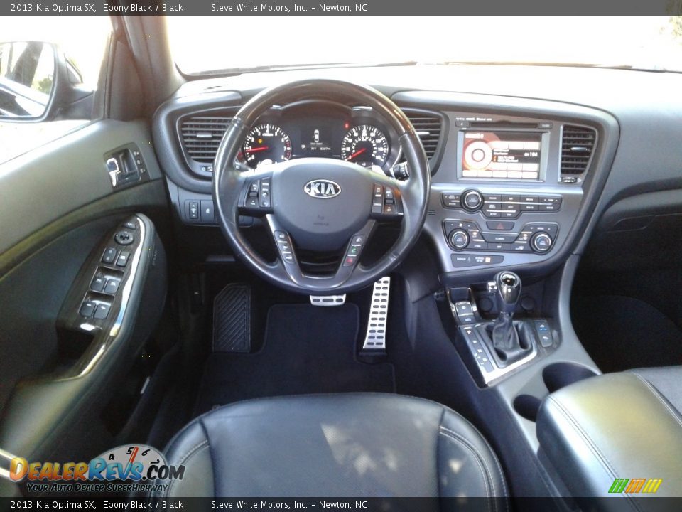 2013 Kia Optima SX Ebony Black / Black Photo #29