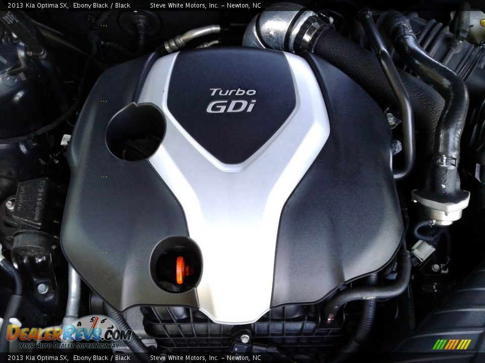 2013 Kia Optima SX Ebony Black / Black Photo #32