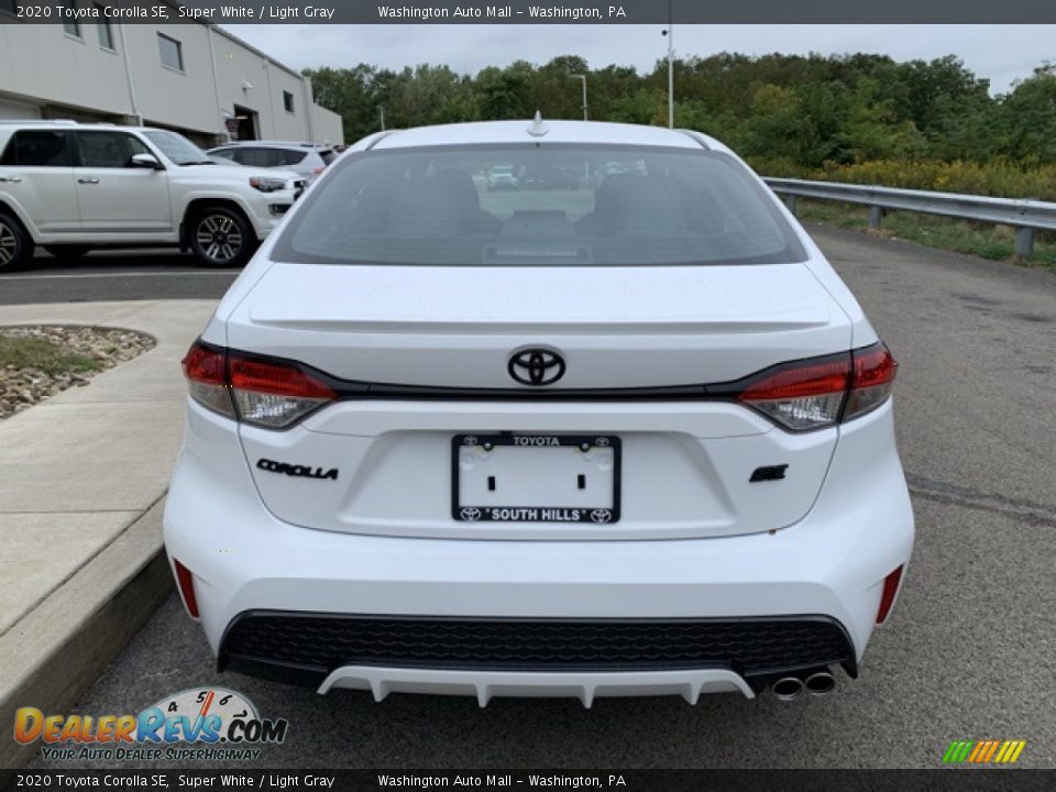 2020 Toyota Corolla SE Super White / Light Gray Photo #16