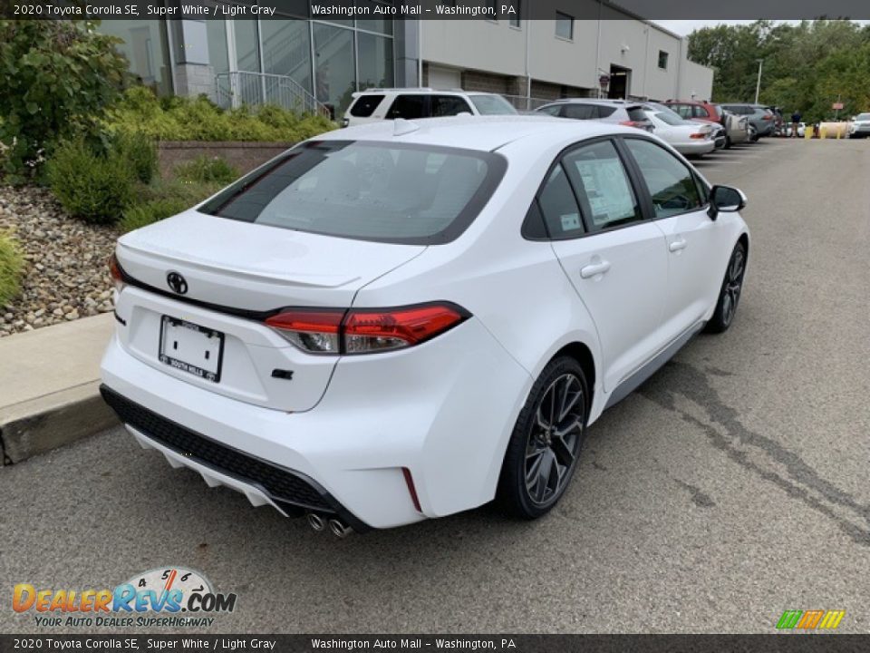 2020 Toyota Corolla SE Super White / Light Gray Photo #26