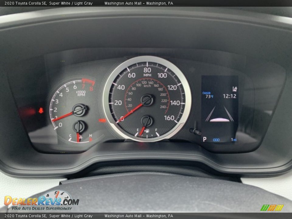 2020 Toyota Corolla SE Gauges Photo #32