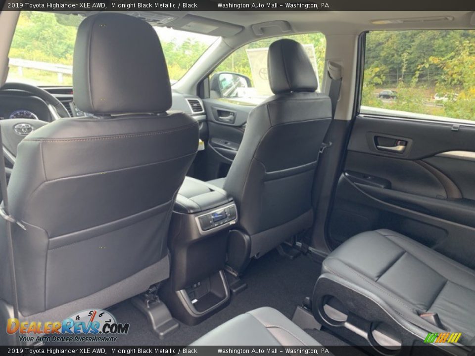 2019 Toyota Highlander XLE AWD Midnight Black Metallic / Black Photo #9