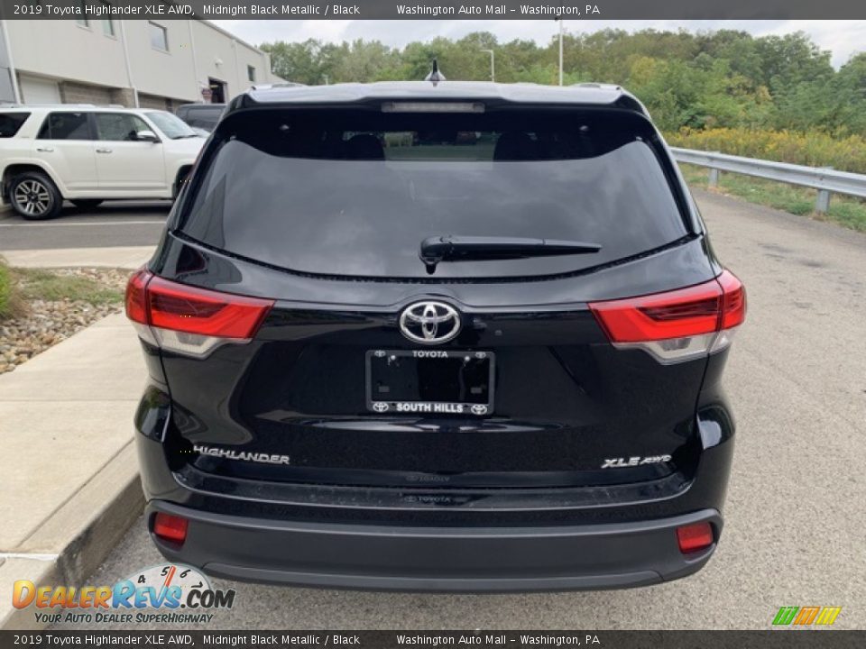 2019 Toyota Highlander XLE AWD Midnight Black Metallic / Black Photo #11