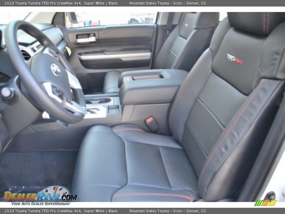 Front Seat of 2019 Toyota Tundra TRD Pro CrewMax 4x4 Photo #6