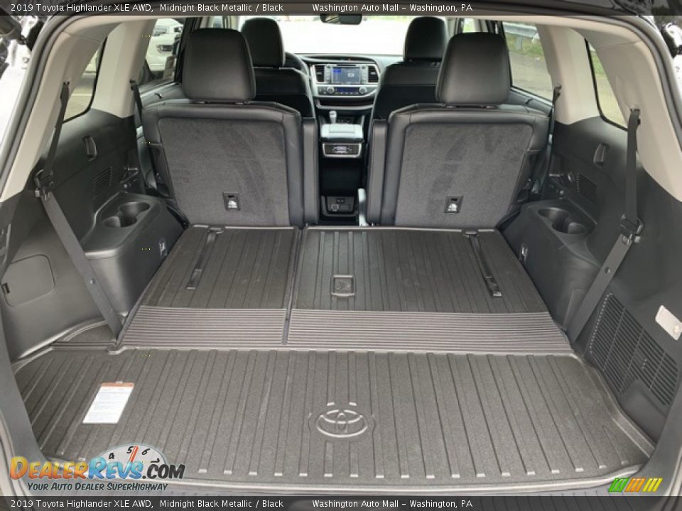 2019 Toyota Highlander XLE AWD Midnight Black Metallic / Black Photo #14