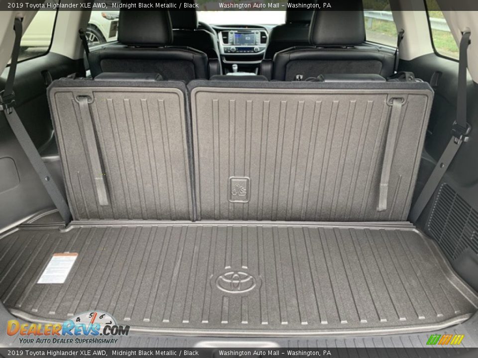 2019 Toyota Highlander XLE AWD Midnight Black Metallic / Black Photo #16
