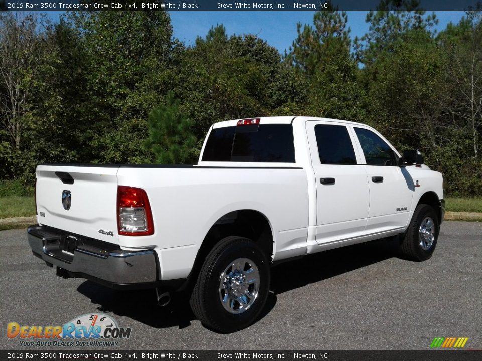 2019 Ram 3500 Tradesman Crew Cab 4x4 Bright White / Black Photo #6