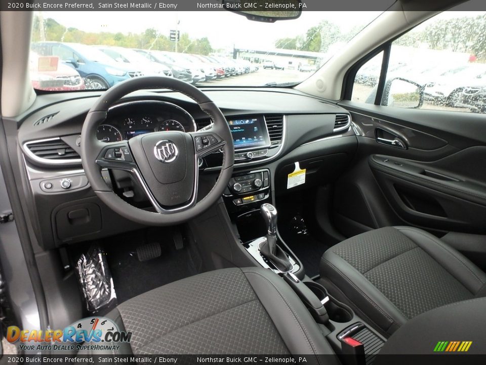 Ebony Interior - 2020 Buick Encore Preferred Photo #15