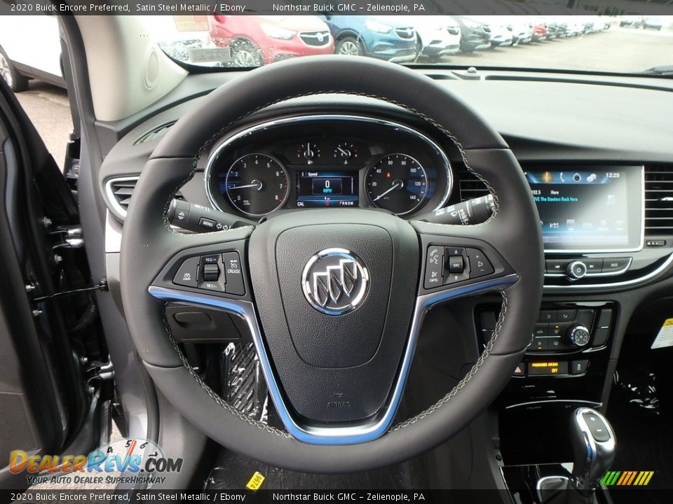 2020 Buick Encore Preferred Satin Steel Metallic / Ebony Photo #17