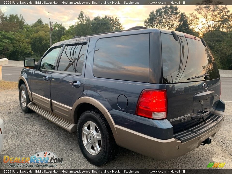 2003 Ford Expedition Eddie Bauer 4x4 Medium Wedgewood Blue Metallic / Medium Parchment Photo #5