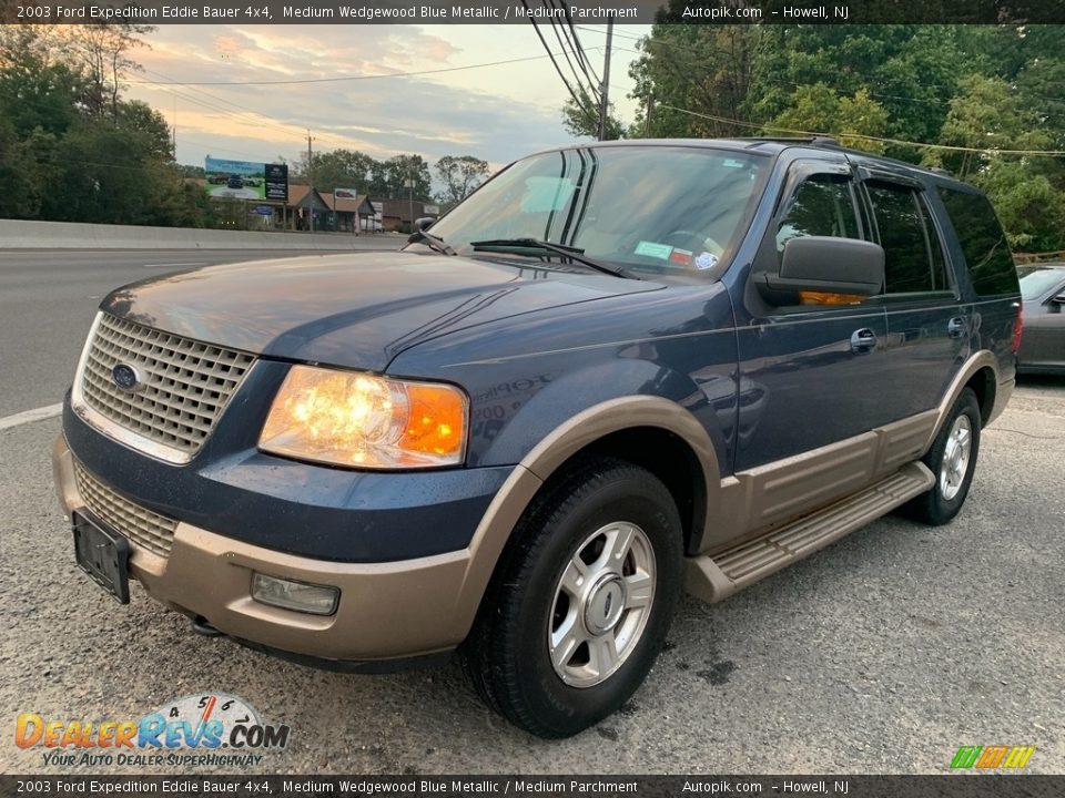 2003 Ford Expedition Eddie Bauer 4x4 Medium Wedgewood Blue Metallic / Medium Parchment Photo #7