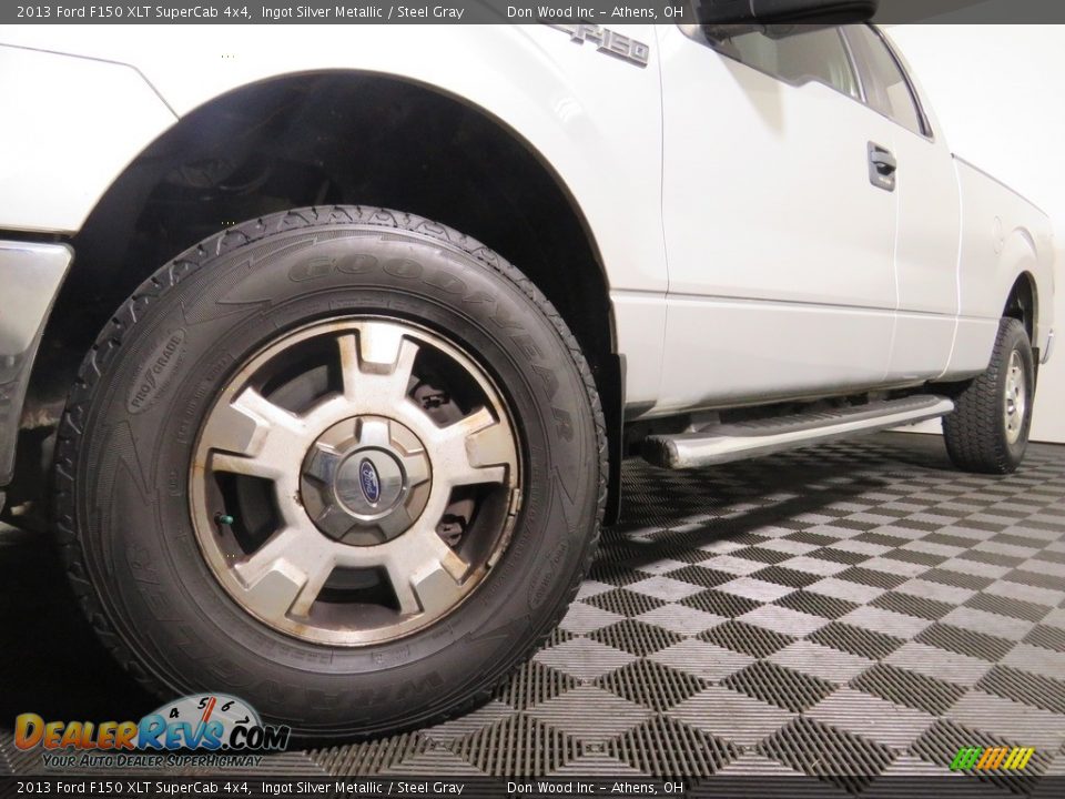 2013 Ford F150 XLT SuperCab 4x4 Ingot Silver Metallic / Steel Gray Photo #2