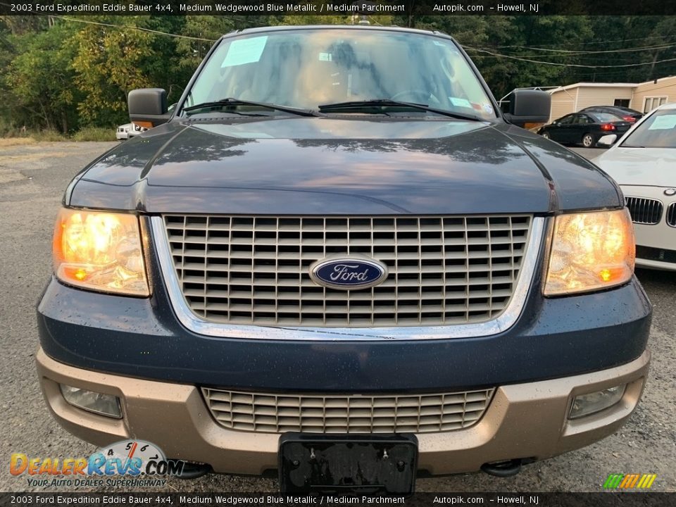 2003 Ford Expedition Eddie Bauer 4x4 Medium Wedgewood Blue Metallic / Medium Parchment Photo #8