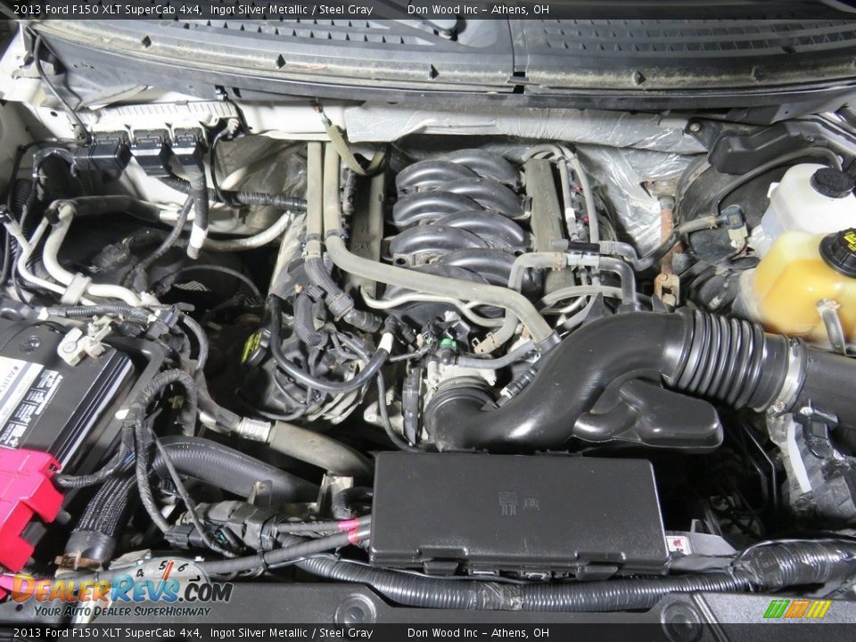 2013 Ford F150 XLT SuperCab 4x4 Ingot Silver Metallic / Steel Gray Photo #5