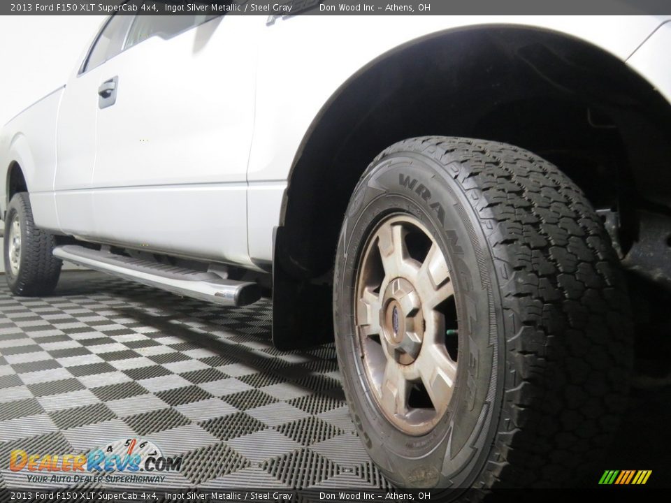 2013 Ford F150 XLT SuperCab 4x4 Ingot Silver Metallic / Steel Gray Photo #7