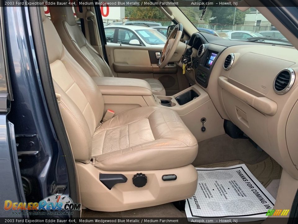 2003 Ford Expedition Eddie Bauer 4x4 Medium Wedgewood Blue Metallic / Medium Parchment Photo #14