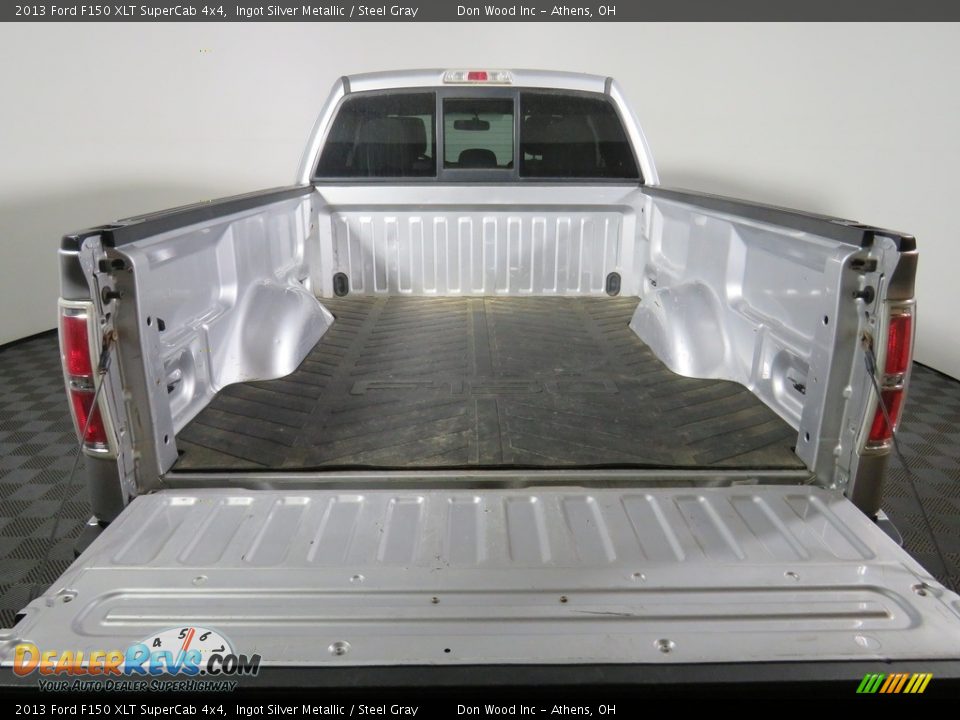 2013 Ford F150 XLT SuperCab 4x4 Ingot Silver Metallic / Steel Gray Photo #11