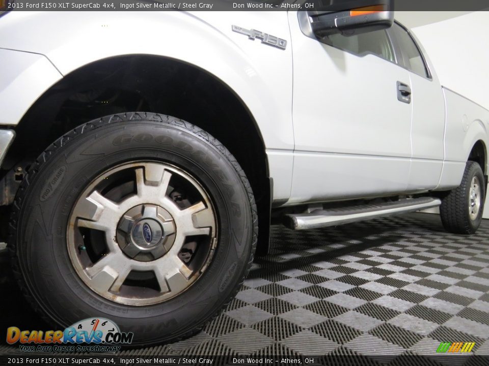 2013 Ford F150 XLT SuperCab 4x4 Ingot Silver Metallic / Steel Gray Photo #15