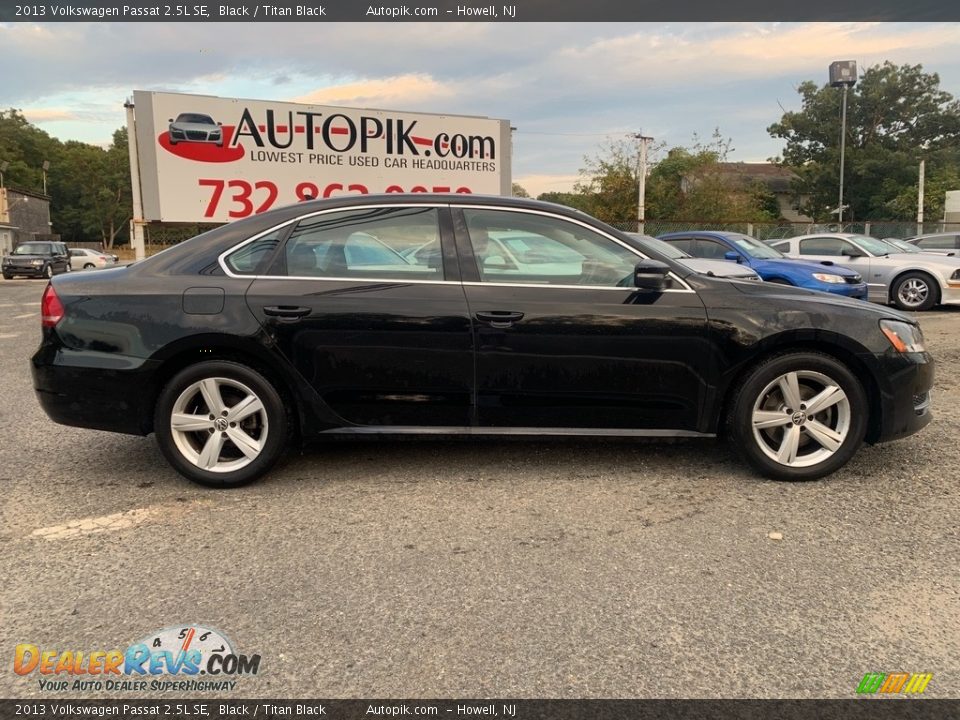 2013 Volkswagen Passat 2.5L SE Black / Titan Black Photo #2