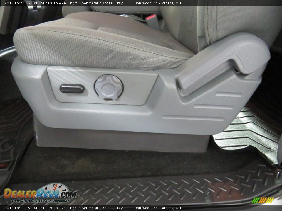 2013 Ford F150 XLT SuperCab 4x4 Ingot Silver Metallic / Steel Gray Photo #17