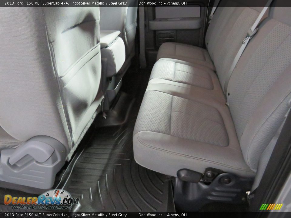 2013 Ford F150 XLT SuperCab 4x4 Ingot Silver Metallic / Steel Gray Photo #20