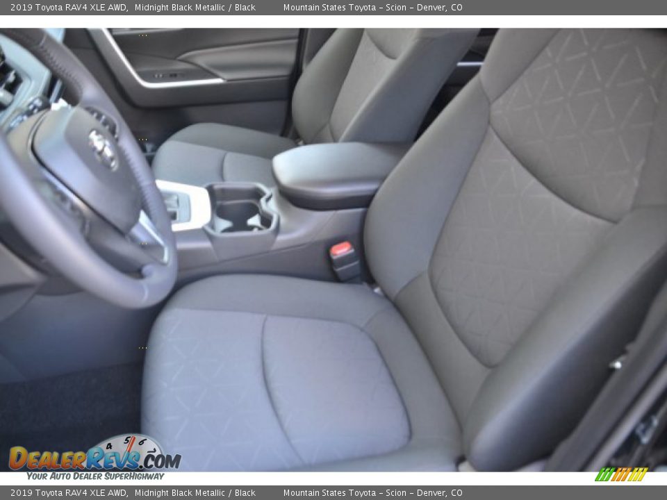 2019 Toyota RAV4 XLE AWD Midnight Black Metallic / Black Photo #6