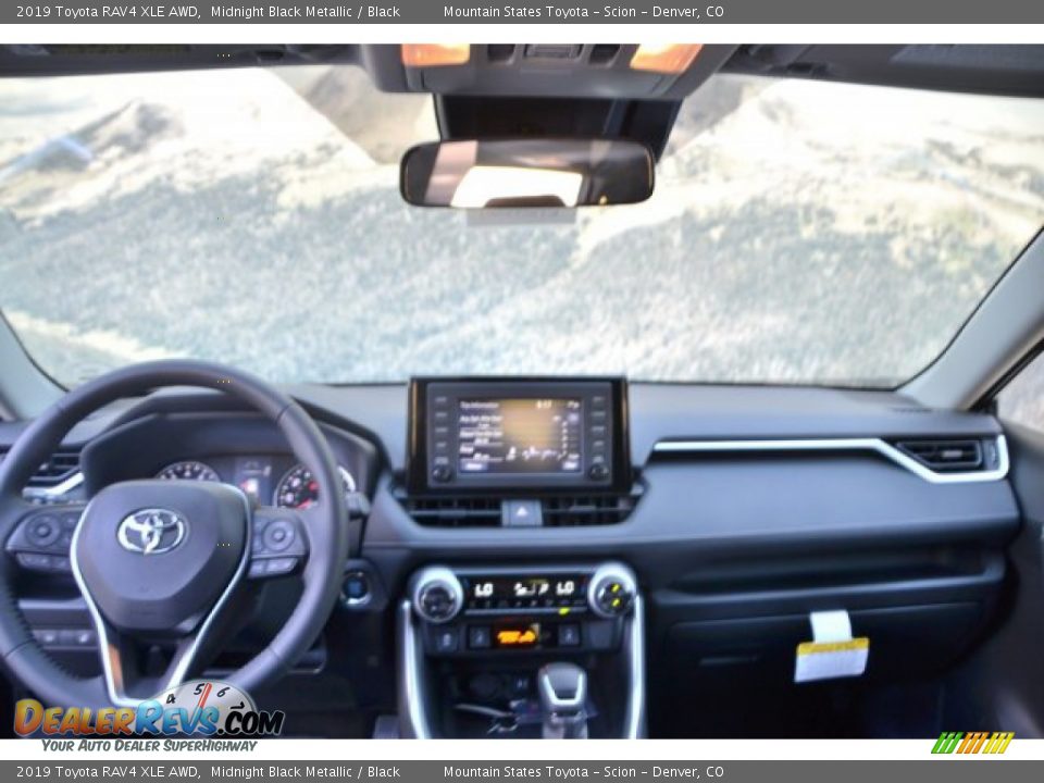 2019 Toyota RAV4 XLE AWD Midnight Black Metallic / Black Photo #7