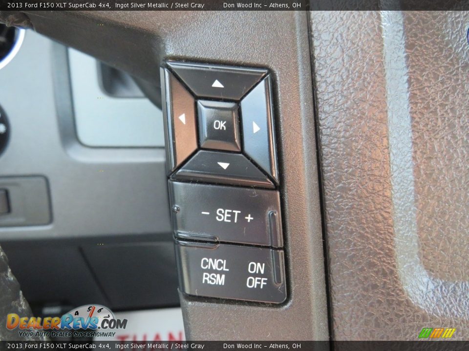 2013 Ford F150 XLT SuperCab 4x4 Ingot Silver Metallic / Steel Gray Photo #29