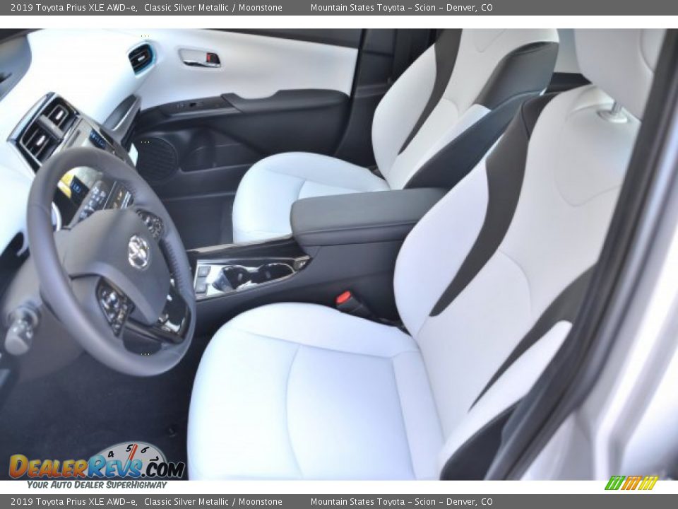 Front Seat of 2019 Toyota Prius XLE AWD-e Photo #6