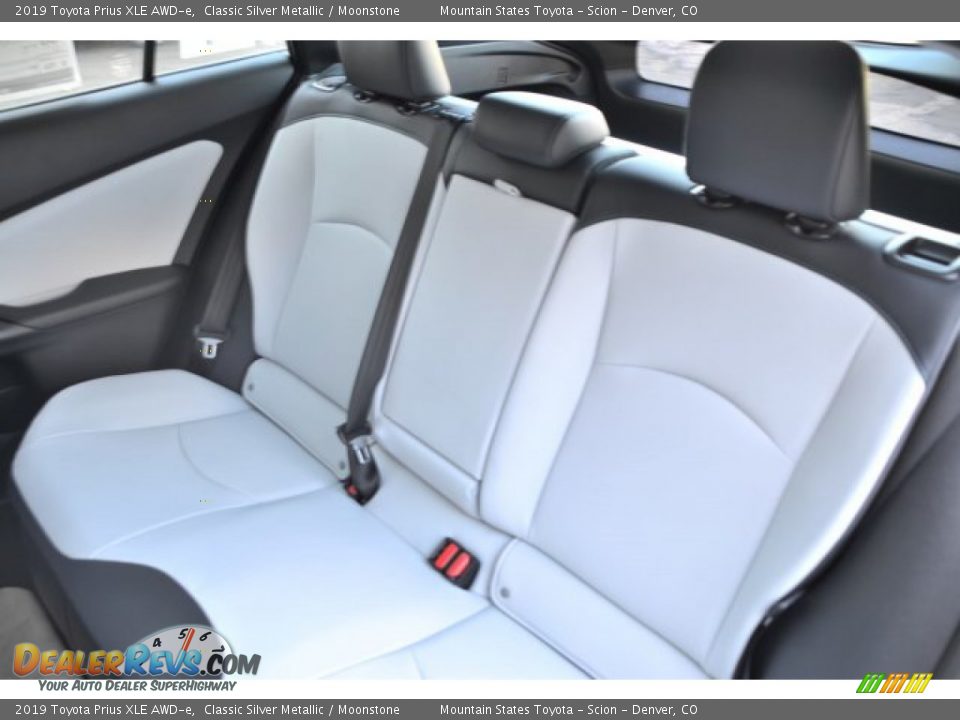 Rear Seat of 2019 Toyota Prius XLE AWD-e Photo #9