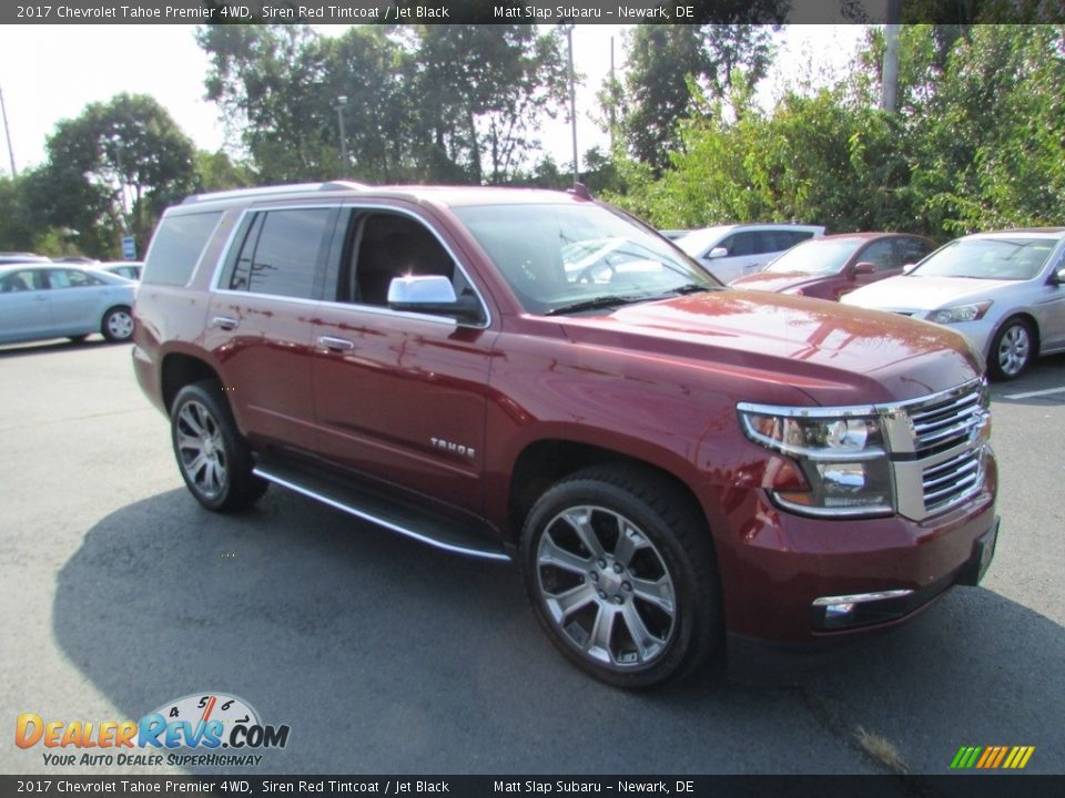 2017 Chevrolet Tahoe Premier 4WD Siren Red Tintcoat / Jet Black Photo #4