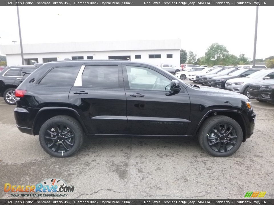 Diamond Black Crystal Pearl 2020 Jeep Grand Cherokee Laredo 4x4 Photo #6