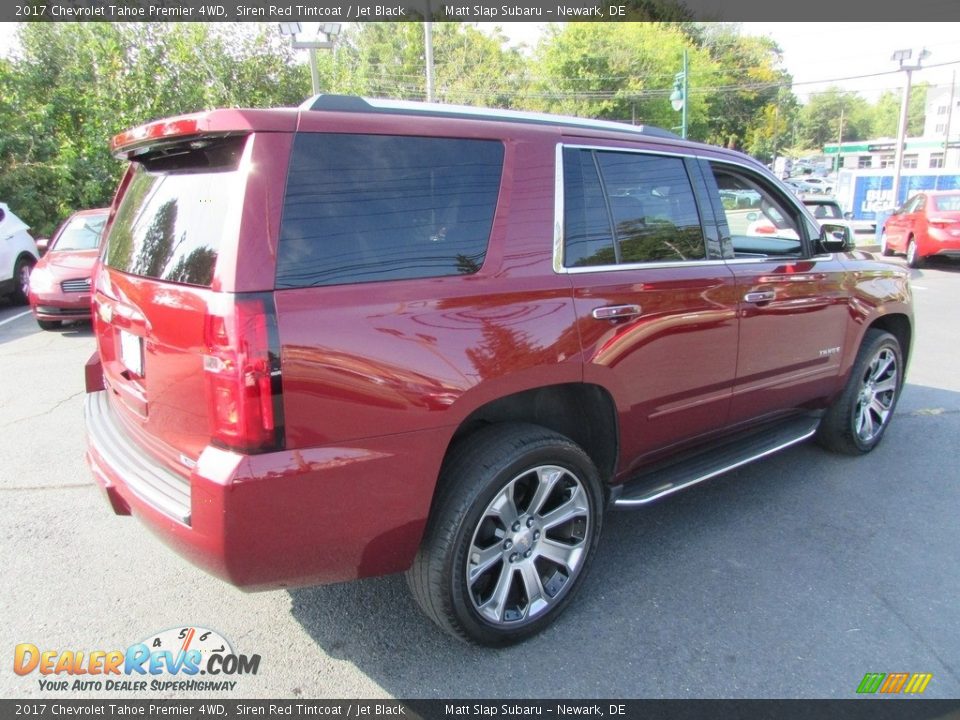 2017 Chevrolet Tahoe Premier 4WD Siren Red Tintcoat / Jet Black Photo #6