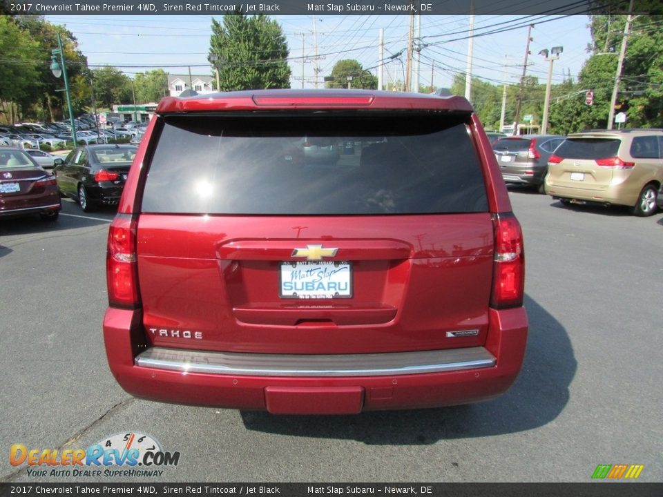 2017 Chevrolet Tahoe Premier 4WD Siren Red Tintcoat / Jet Black Photo #7