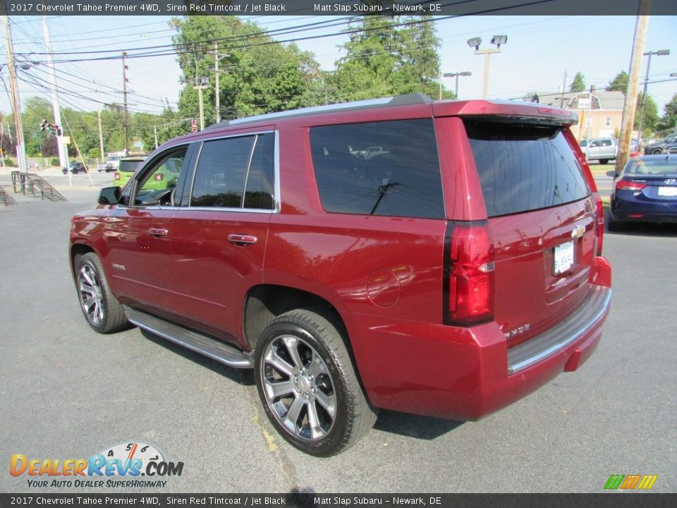 2017 Chevrolet Tahoe Premier 4WD Siren Red Tintcoat / Jet Black Photo #8