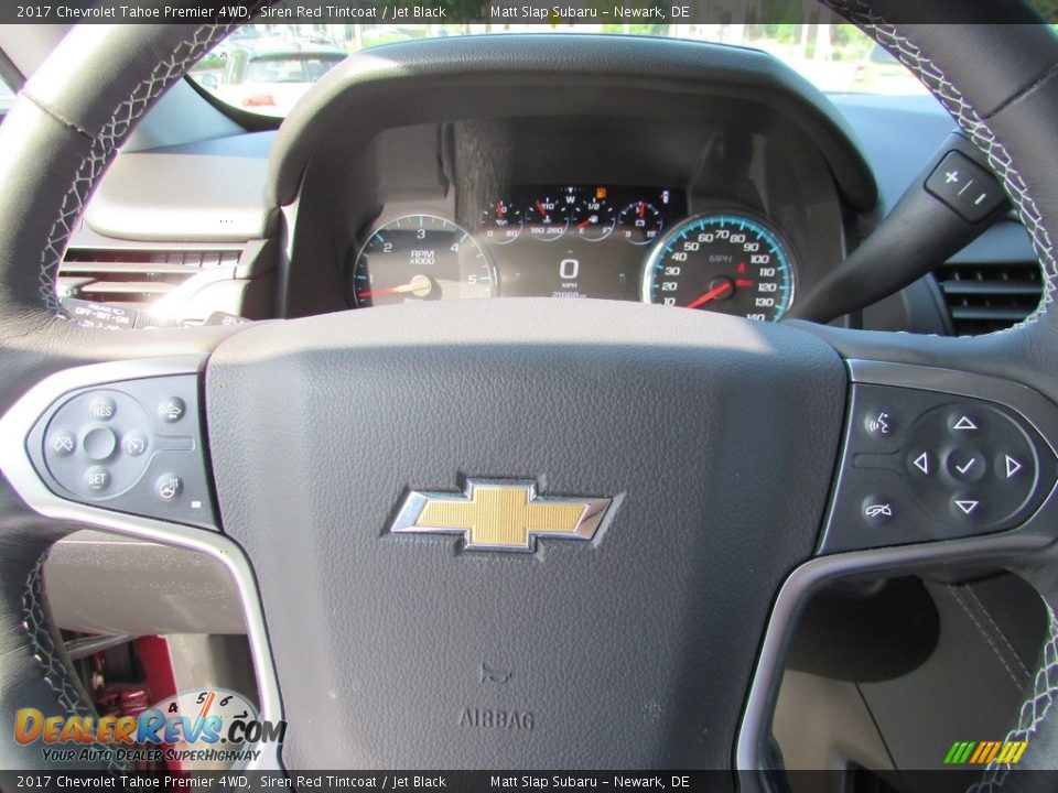 2017 Chevrolet Tahoe Premier 4WD Siren Red Tintcoat / Jet Black Photo #11