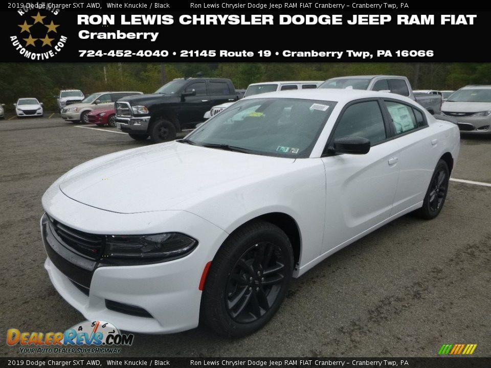 2019 Dodge Charger SXT AWD White Knuckle / Black Photo #1
