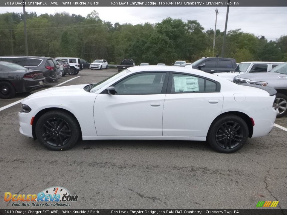 2019 Dodge Charger SXT AWD White Knuckle / Black Photo #2